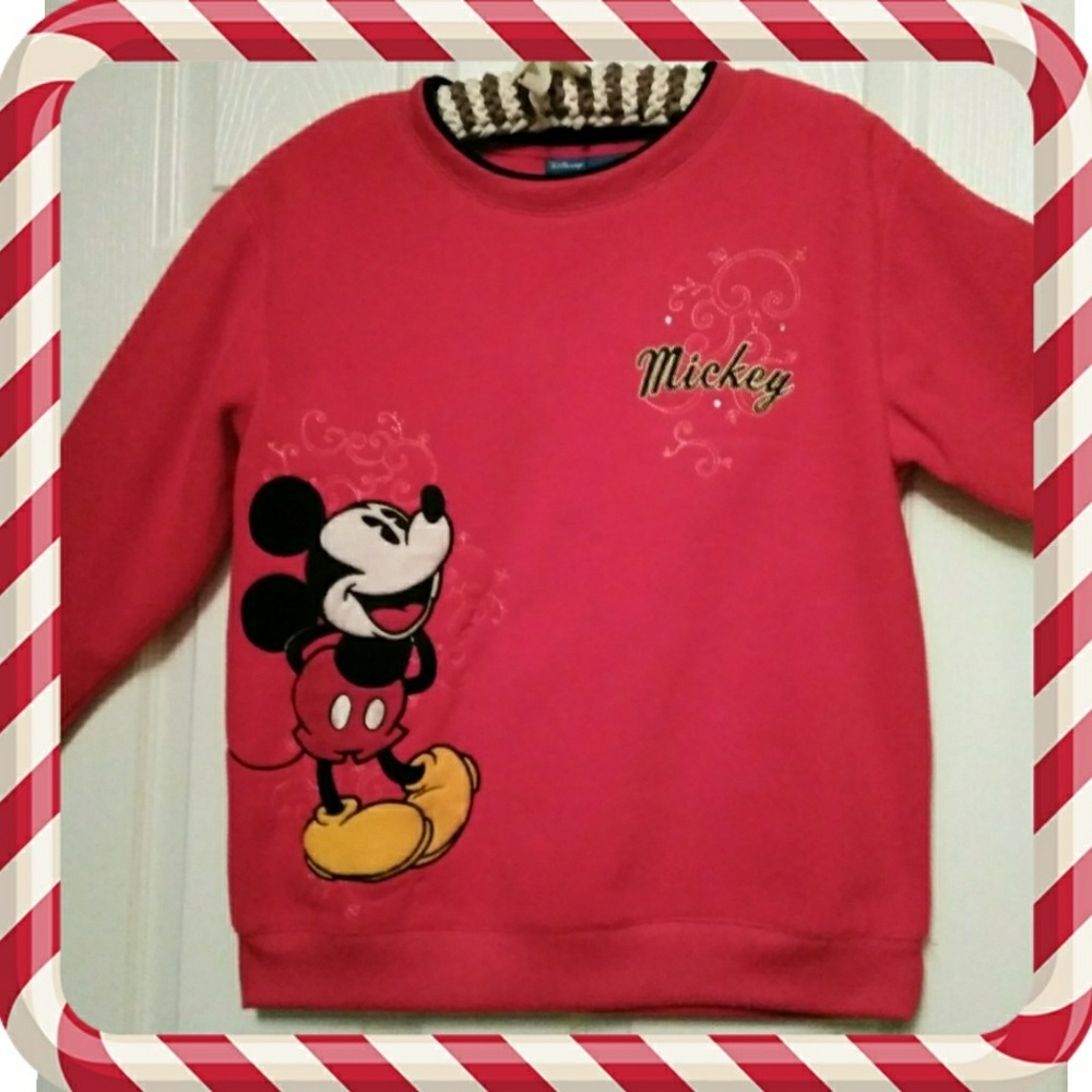 DISNEY FLEECE SWEATSHIRT - Picture 1 of 4